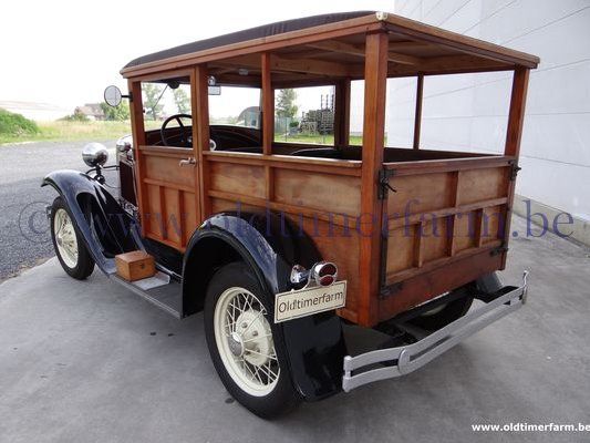 Ford A Woody Two Door Brown/Red '30 (1930)