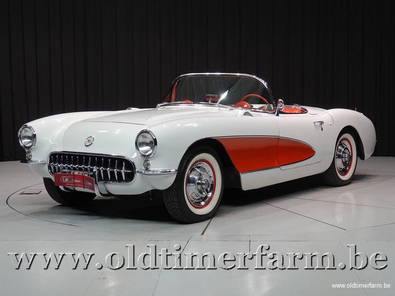 Corvette C1 White & Red '57 (1957)